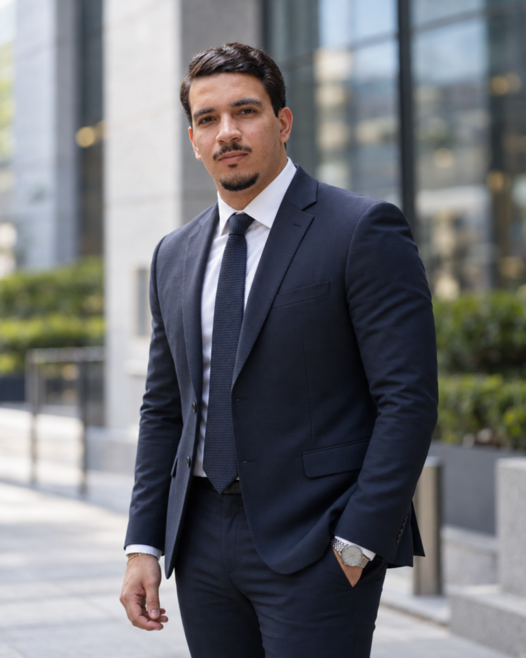 Retrato externo em fachada corporativa